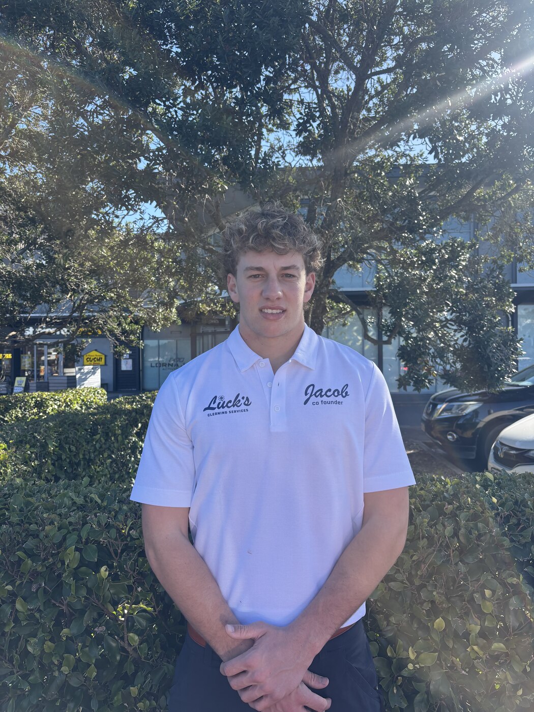 Jacob, co-founder of Luck's Cleaning Services